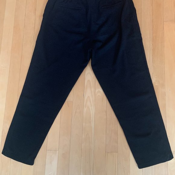 Black Club Monaco Wide-legged Ankle-length Dress Pants - Picture 2 of 2